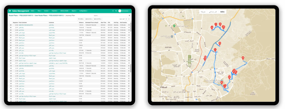 Route accounting Software