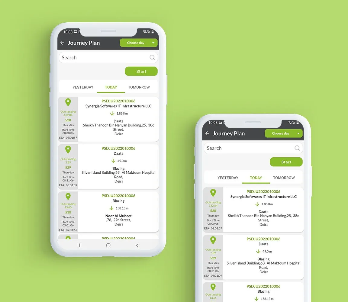 Direct store delivery software Dubai