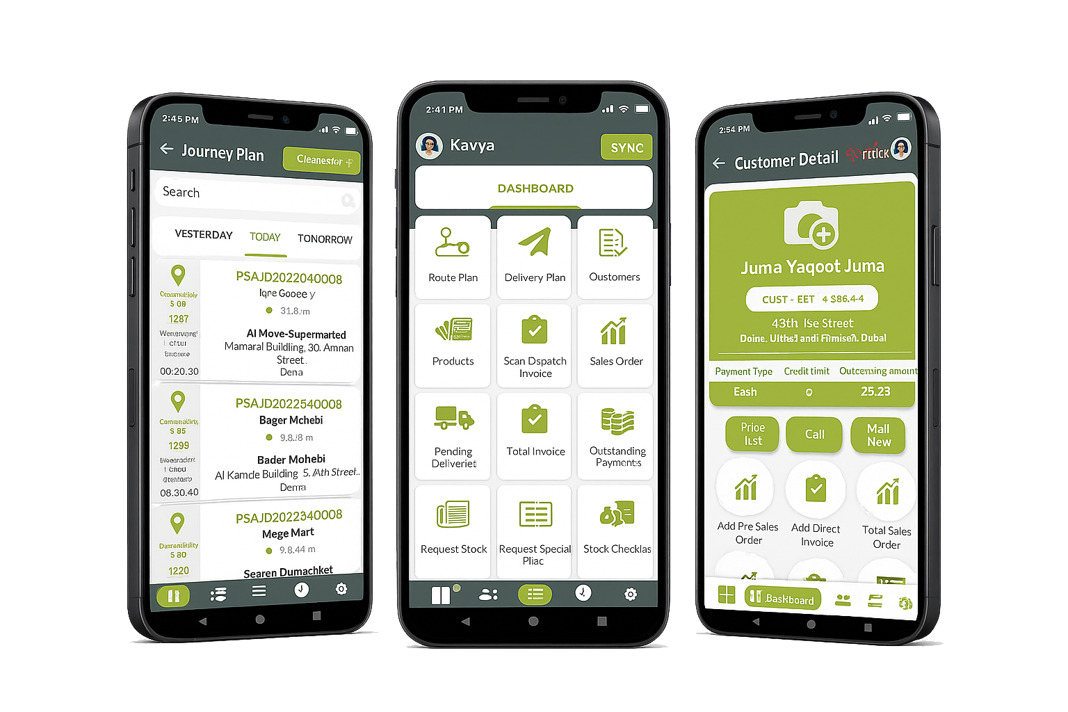 Van sales automation software